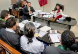 Juicio contra gobernador Waldo Ríos en la Corte en Huaraz. (Foto cortesía)