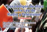 Evento de reflexión para mejorar los contenidos de los medios de comunicación. Los códigos de ética en la Ley de Radio y Televisión