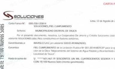 Carta De Presentacion De Una Empresa A Una Municipalidad