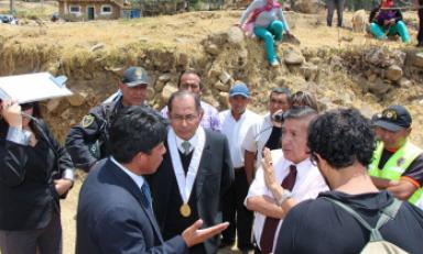 Foto: primera invasión de terreno de Jatún Pongor